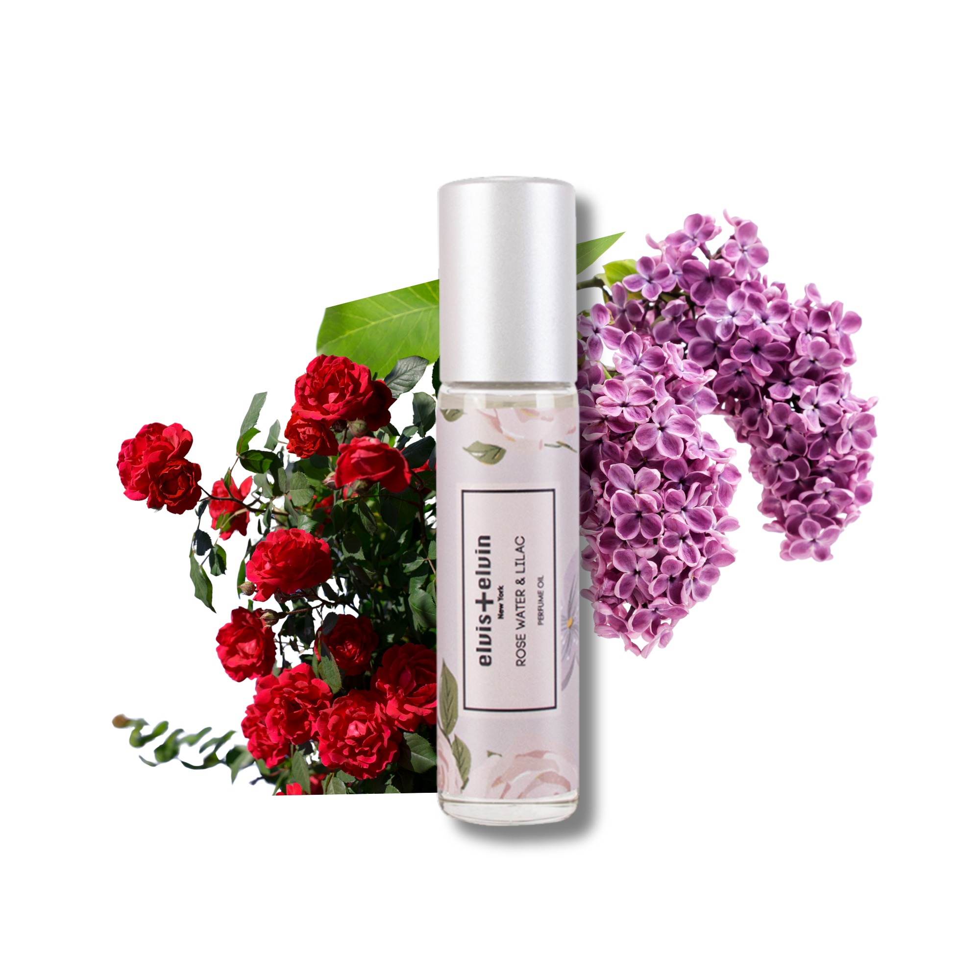 Rose water & Lilac Perfume Oil by elvis+elvin