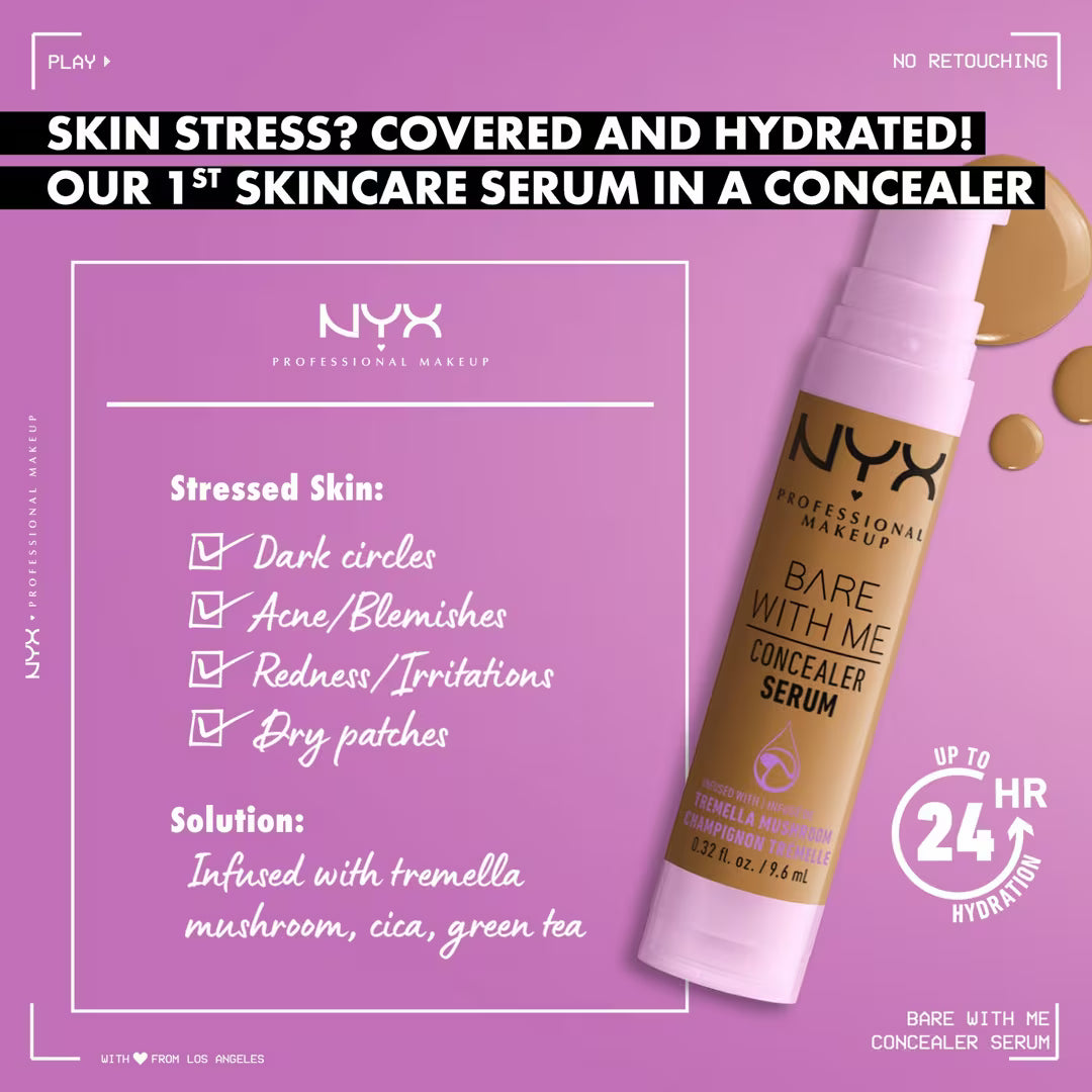 NYX Professional Makeup - Bare With Me Hydrating Face & Body Concealer Serum