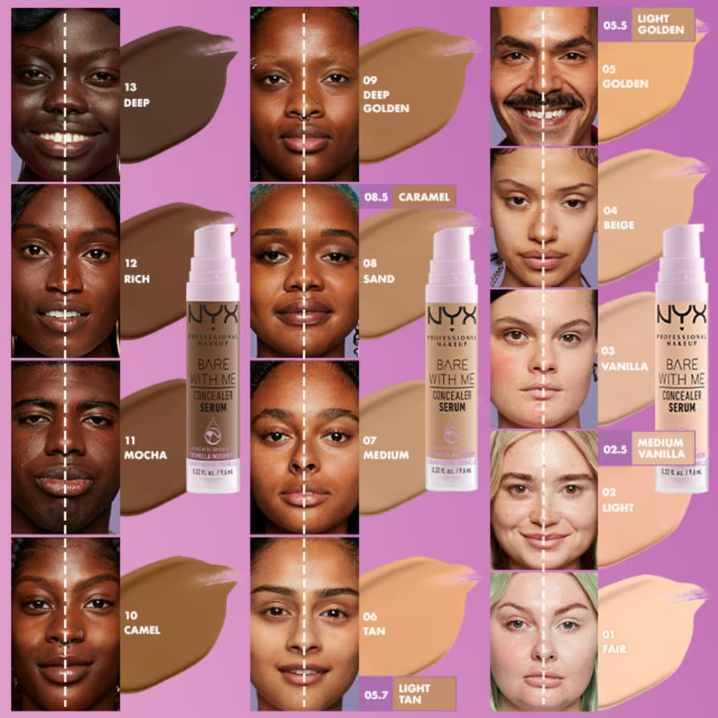 NYX Professional Makeup - Bare With Me Hydrating Face & Body Concealer Serum