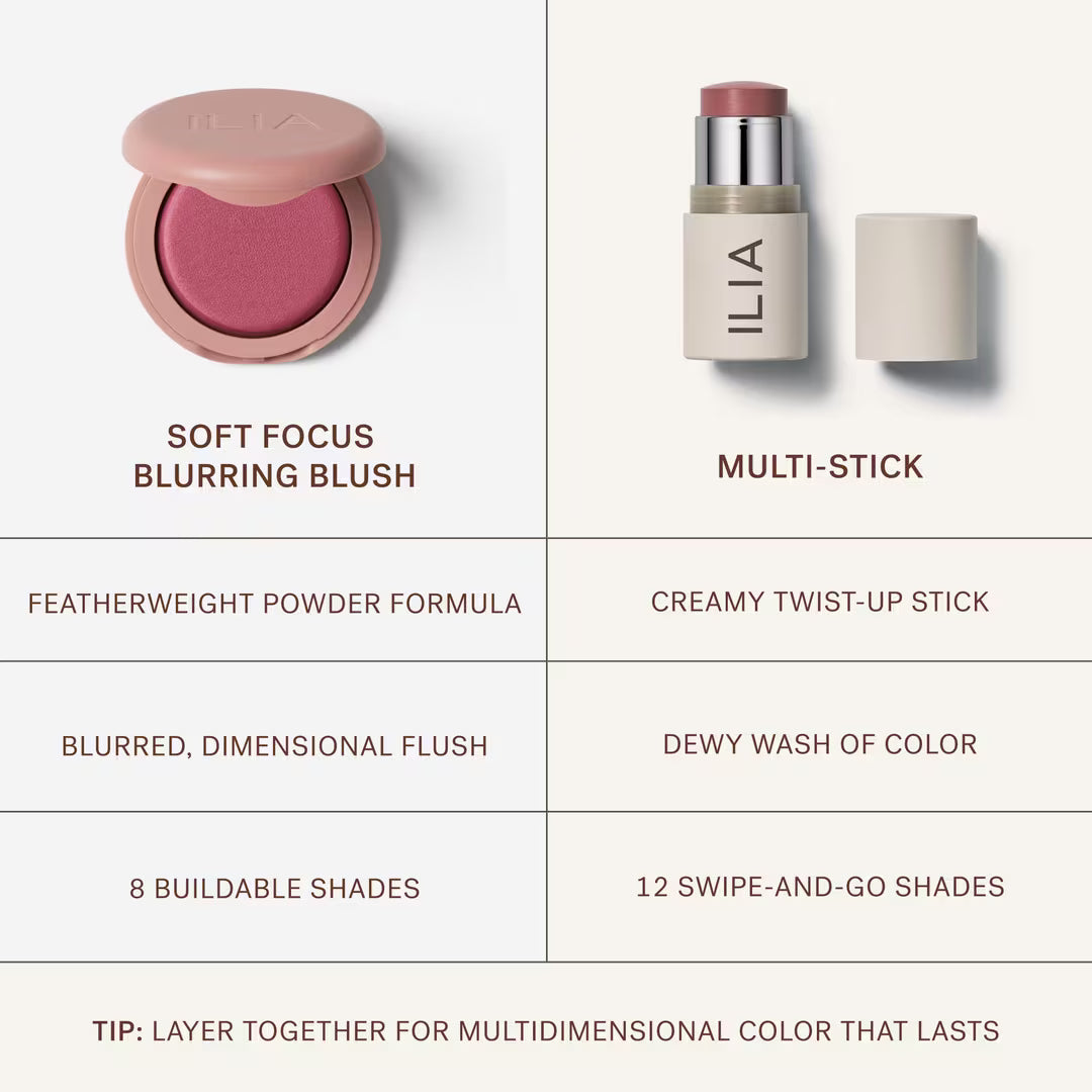 ILIA - Soft Focus Blurring Blush - Talc-Free Powder Blush
