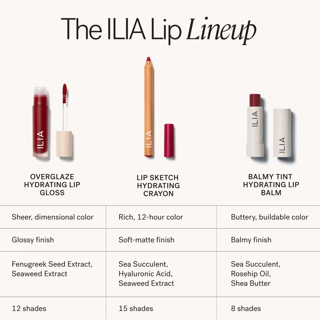 ILIA - Overglaze Hydrating Lip Gloss for 24-Hour Moisture