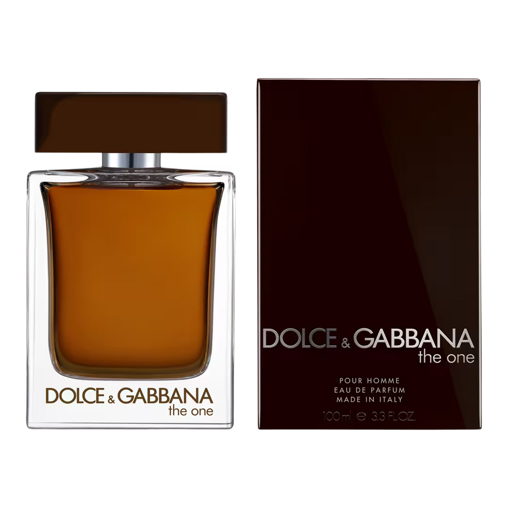 Dolce & Gabbana perfume bottle and packaging on a white background