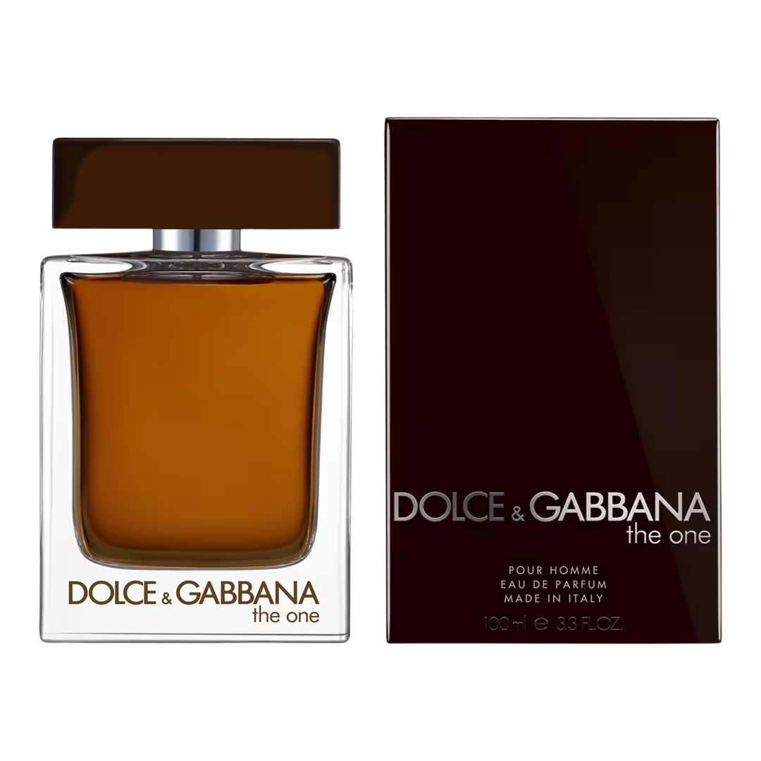 Dolce & Gabbana perfume bottle and packaging on a white background