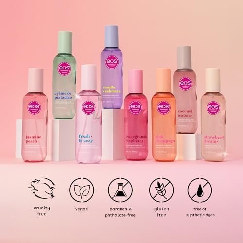 eos | Pomegranate Raspberry Body Mist Hyaluronic Acid — 6 fl oz