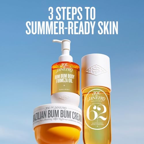 Sol de Janeiro | Bum Bum Firmeza Body Oil, Brazilian Bum Bum Cream & Cheirosa 62 Perfume Mist Ritual Set