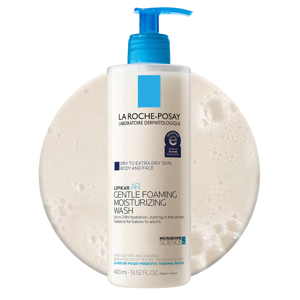Lipikar Wash AP+ Moisturizing Body & Face Wash by La Roche-Posay — 13.5 fl oz
