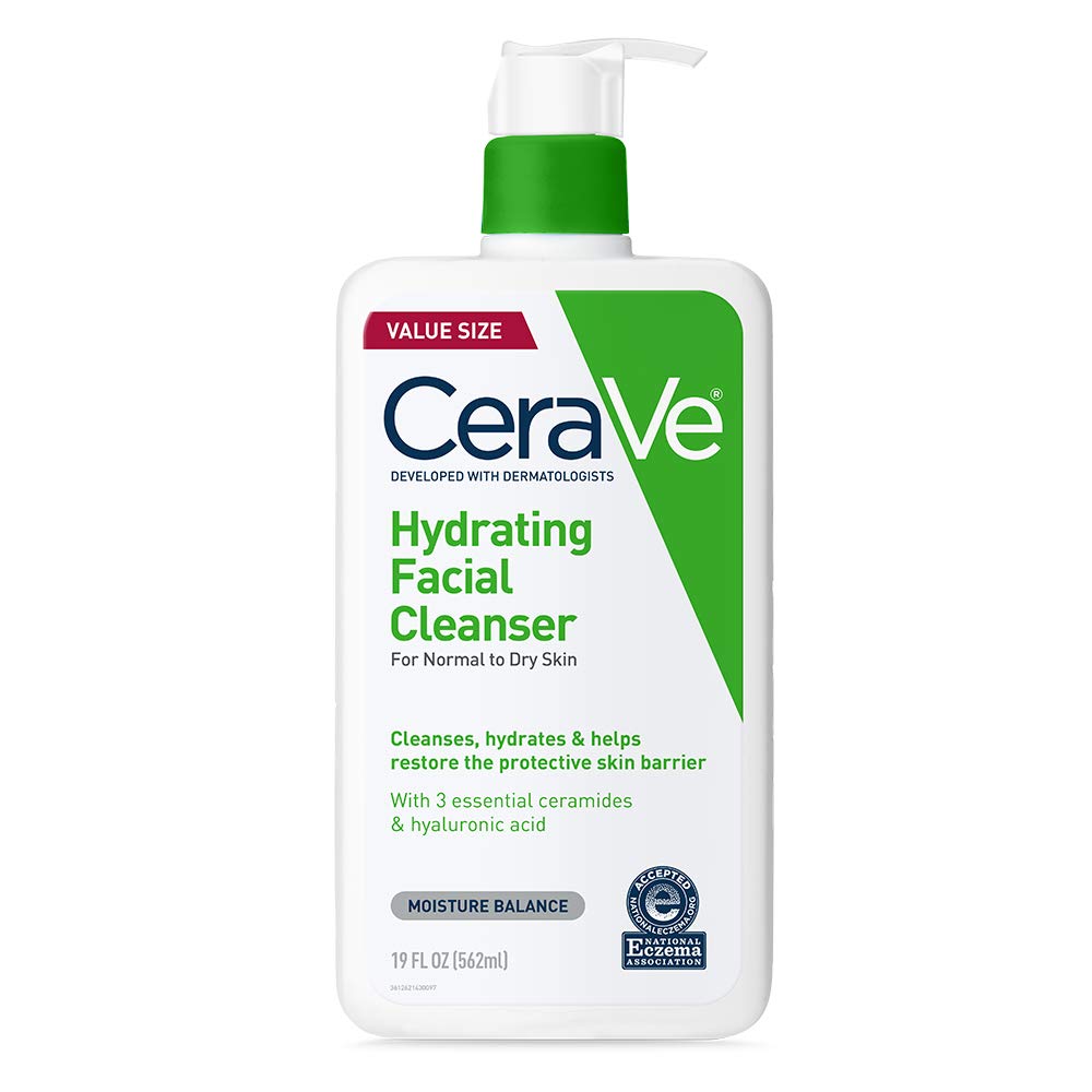 CeraVe Hydrating Facial Cleanser for Dry Skin