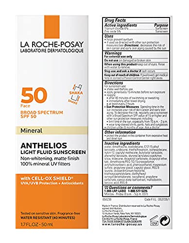 La Roche-Posay Anthelios Mineral SPF 50 Sunscreen