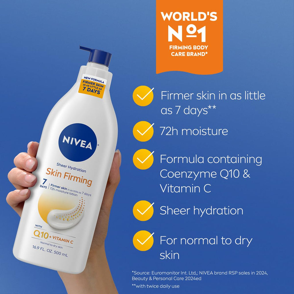 NIVEA Q10 Skin Firming Body Lotion with Vitamin C