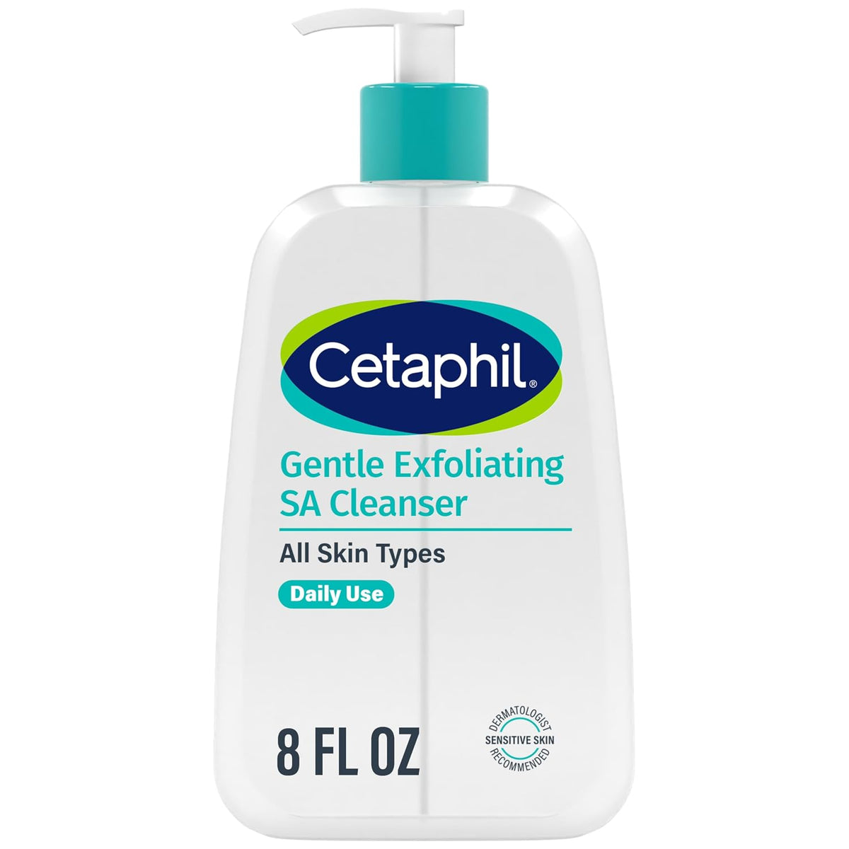 Cetaphil Gentle Exfoliating SA Cleanser for Sensitive Skin — 8 fl oz