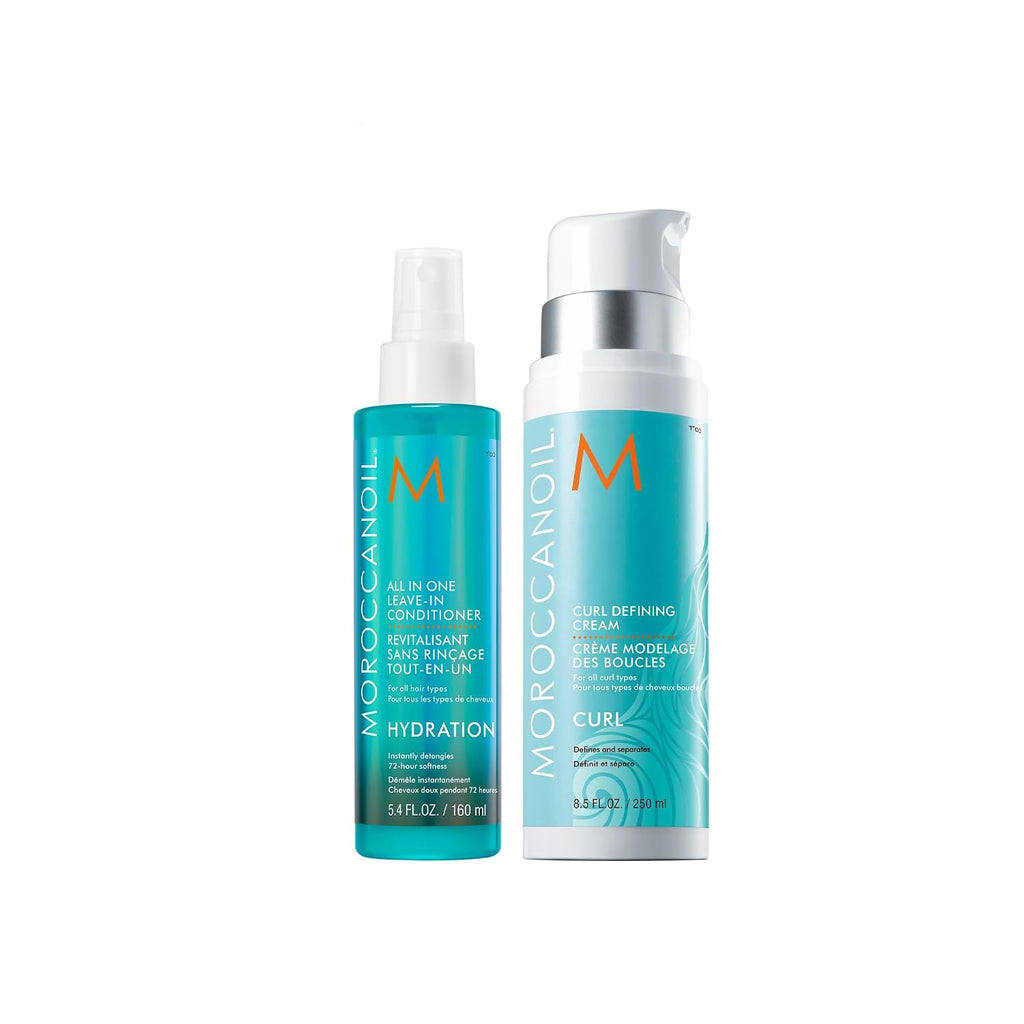 Moroccanoil | All in One Leave In Conditioner & Curl Defining Cream Duo — 13.9 fl oz Total
