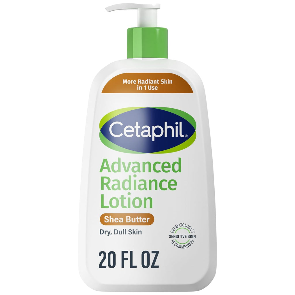 Cetaphil Advanced Radiance Lotion bottle on a white background