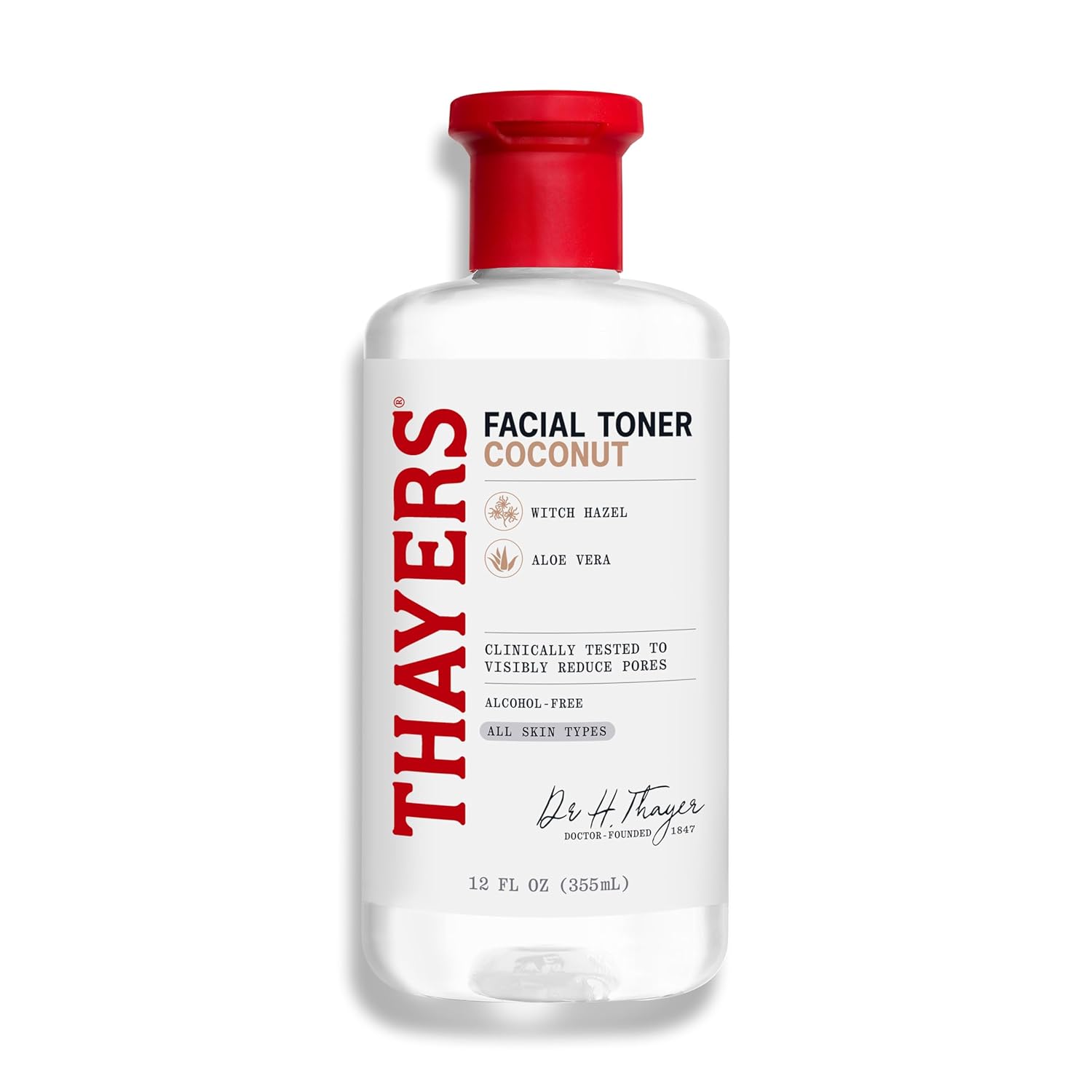 THAYERS Alcohol-Free Rose Petal Witch Hazel Facial Toner – 12 oz