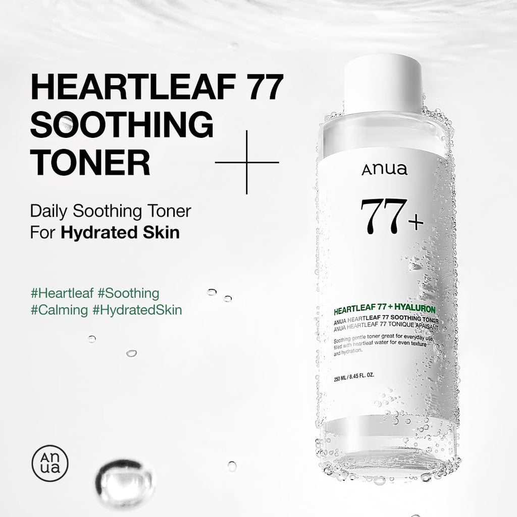 Anua Heartleaf 77 Soothing Toner – pH 5.5 (250 ml / 8.45 fl oz)