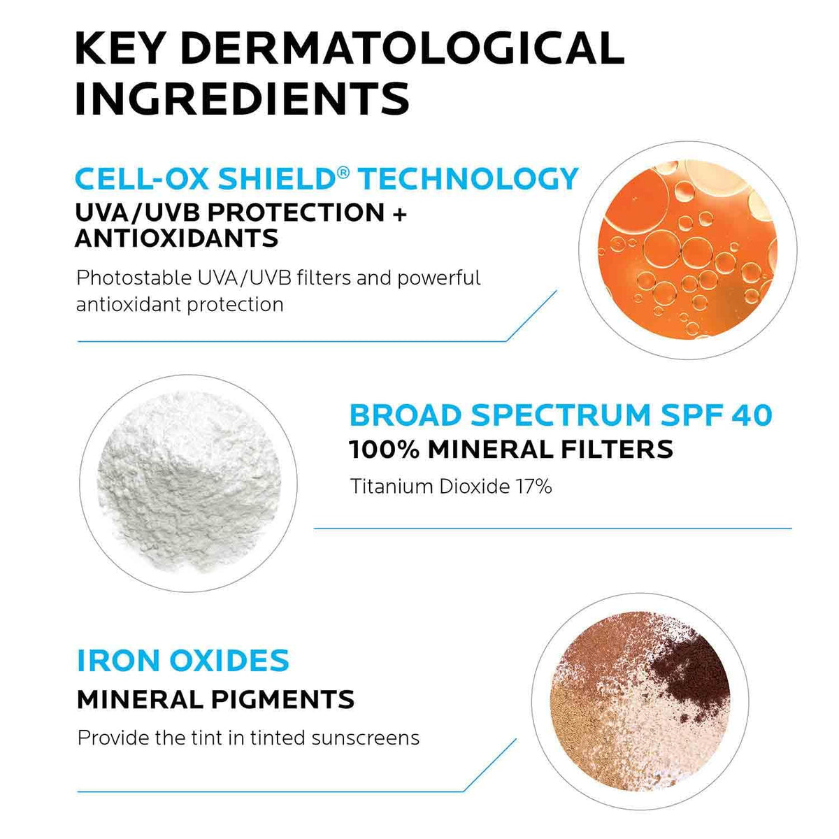 Anthelios Mineral Light Fluid Tinted Sunscreen SPF 40 — Medium/Deep by La Roche-Posay — 50ml (1.7 fl oz)