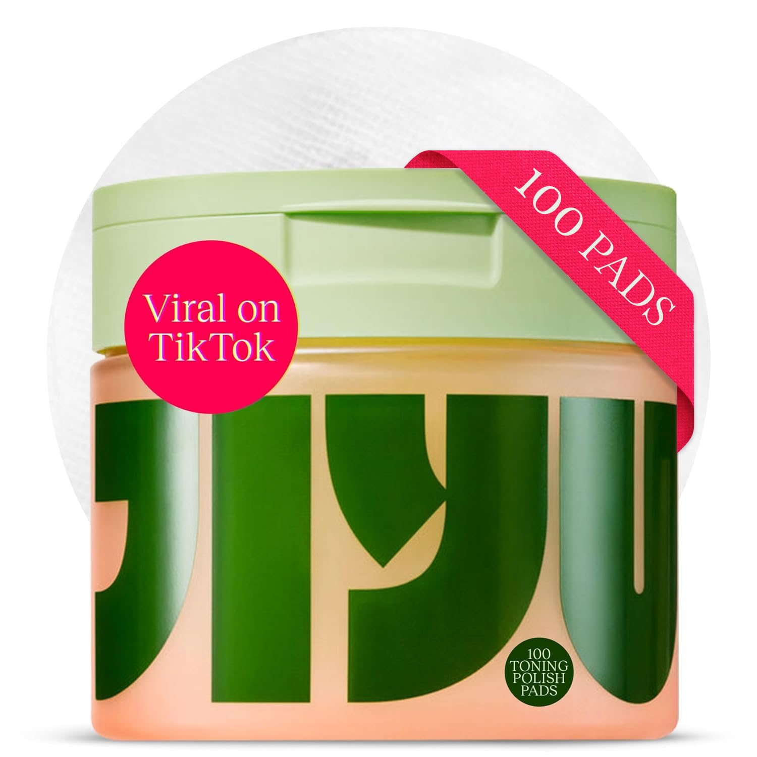 JiYu Toning Polish Pads – Hydrating Facial Treatment (100 Pads)