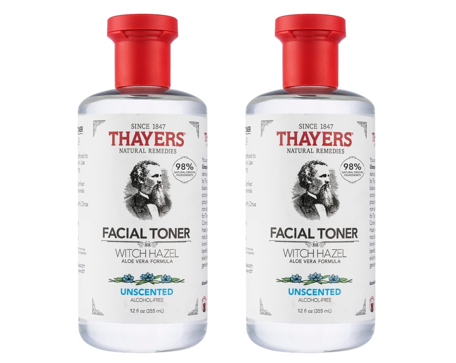 THAYERS Alcohol-Free Rose Petal Witch Hazel Facial Toner – 12 oz