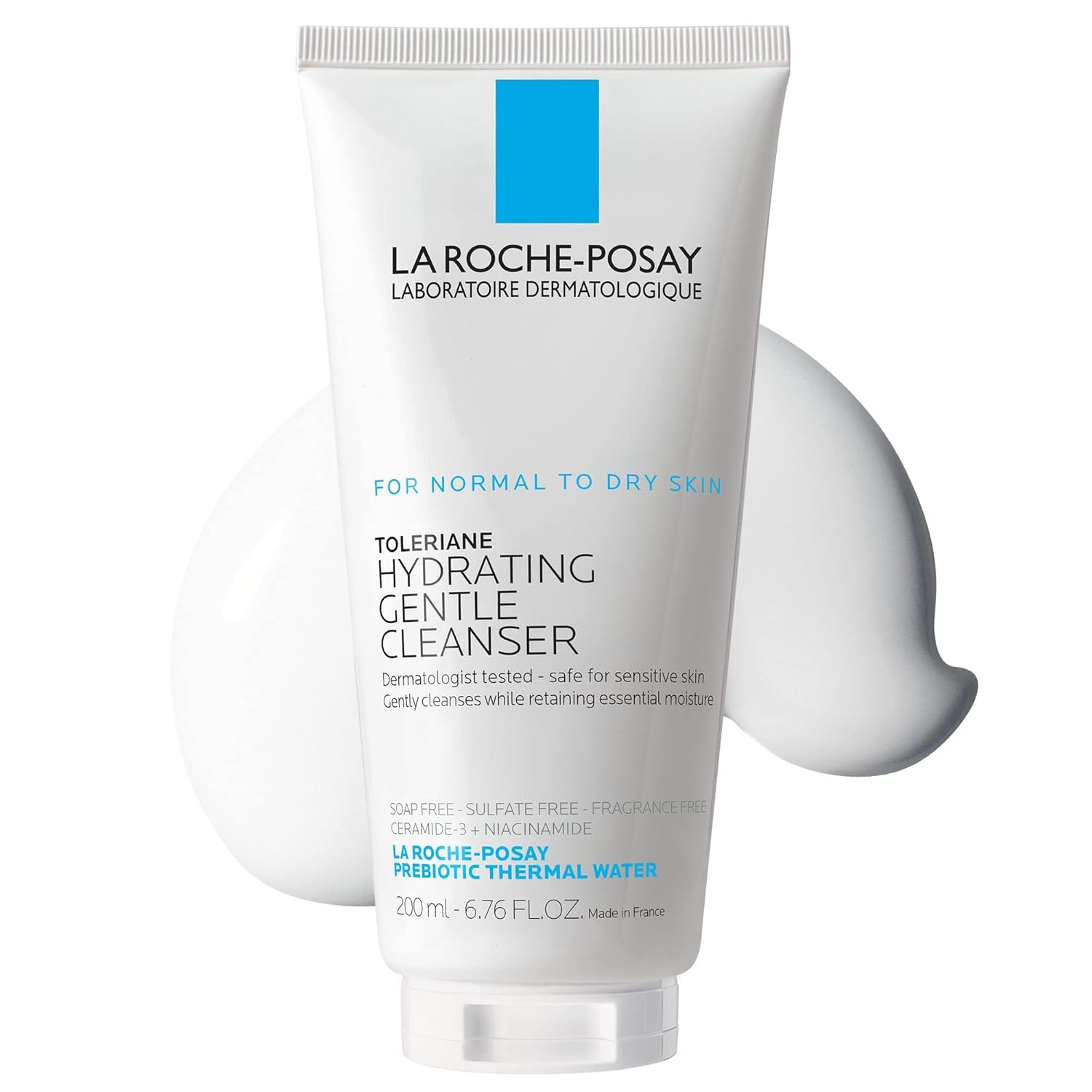 La Roche-Posay Toleriane Hydrating Cleanser for Dry to Normal Skin