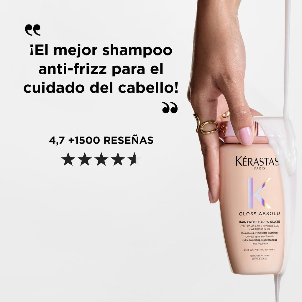 Kérastase | Gloss Absolu Sulfate Free Hydrating Shampoo for Thick Frizzy Hair