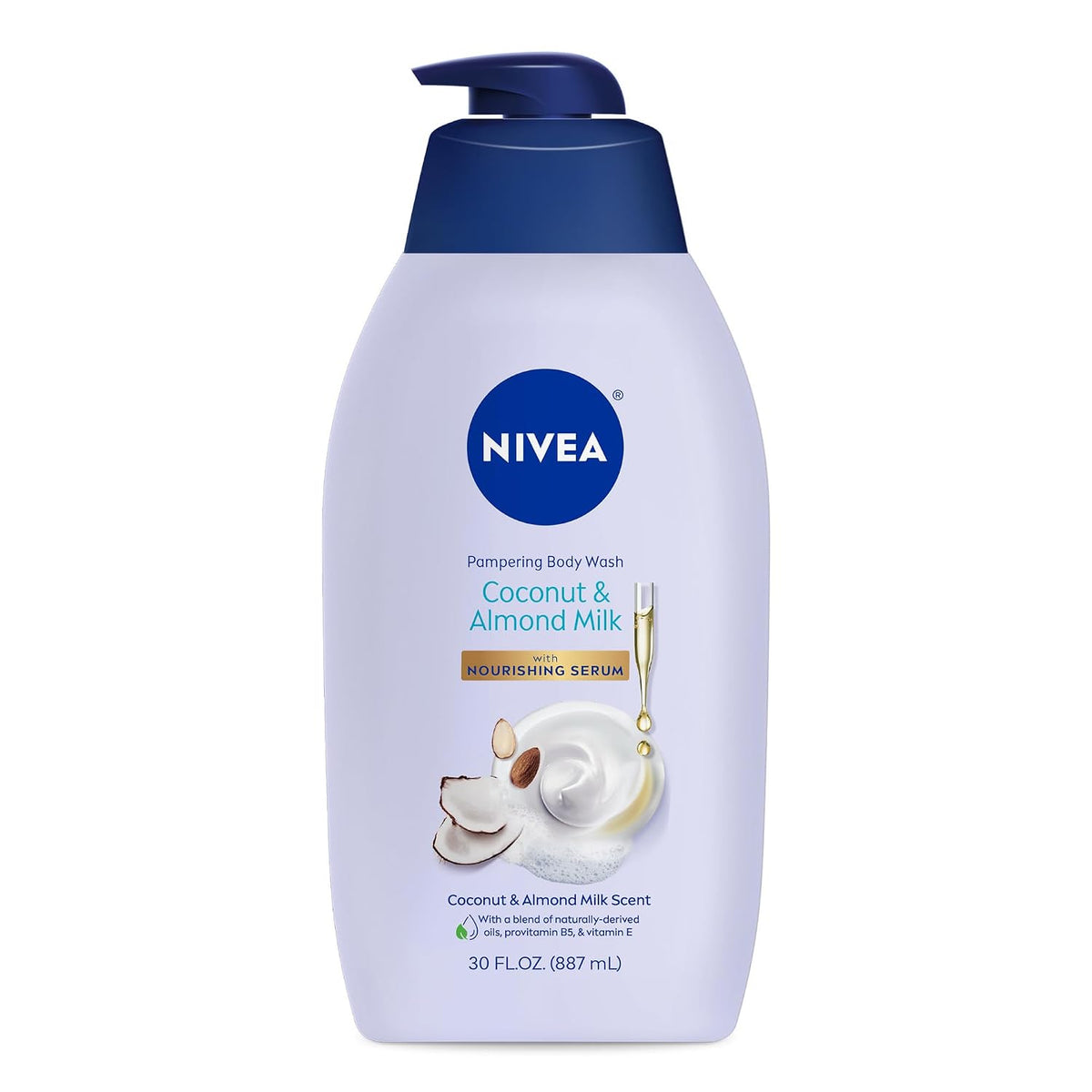 NIVEA Pampering Coconut & Almond Milk Body Wash