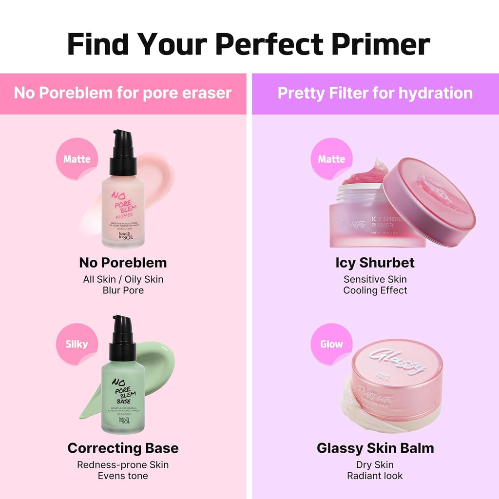 TOUCH IN SOL No Poreblem Primer Mattifying · Pore-Blurring · 30ml