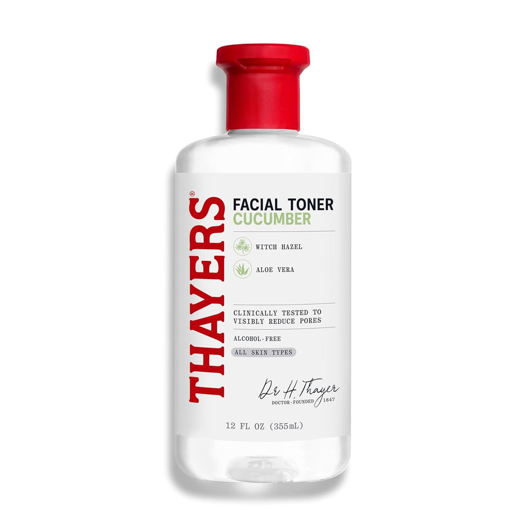 THAYERS Alcohol-Free Rose Petal Witch Hazel Facial Toner – 12 oz