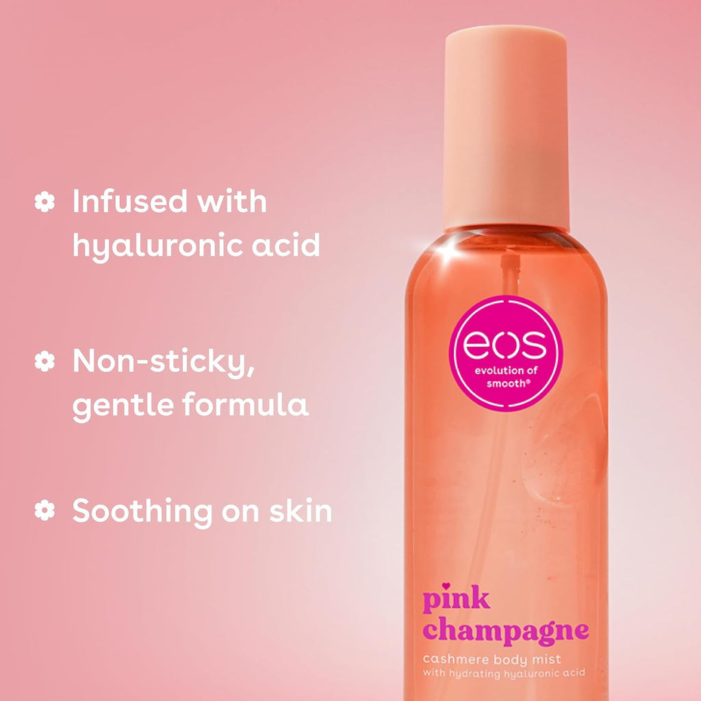 eos | Pink Champagne Trifecta Body Lotion & Body Wash Bundle Shea Butter Hyaluronic Acid — 38 fl oz