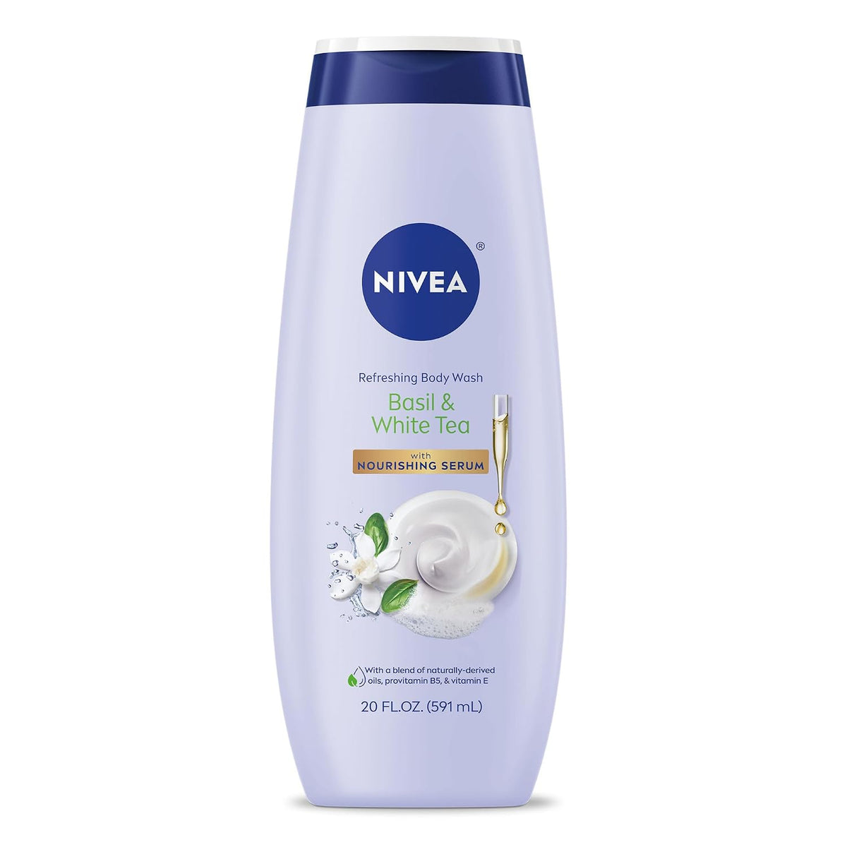 NIVEA White Peach &amp; Jasmine Body Wash with Nourishing Serum