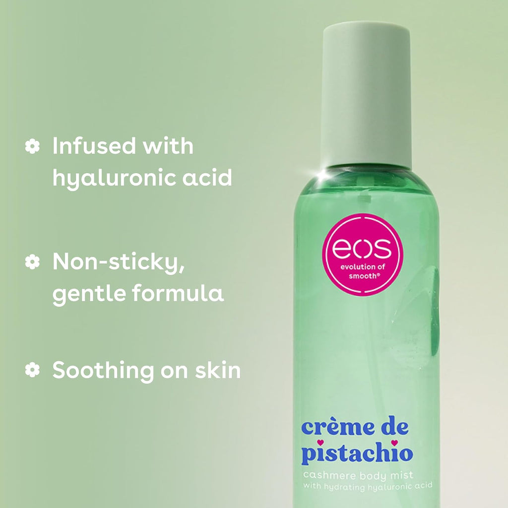 eos | Crème de Pistachio Trifecta Body Lotion & Body Wash Bundle Shea Butter Hyaluronic Acid — 38 fl oz