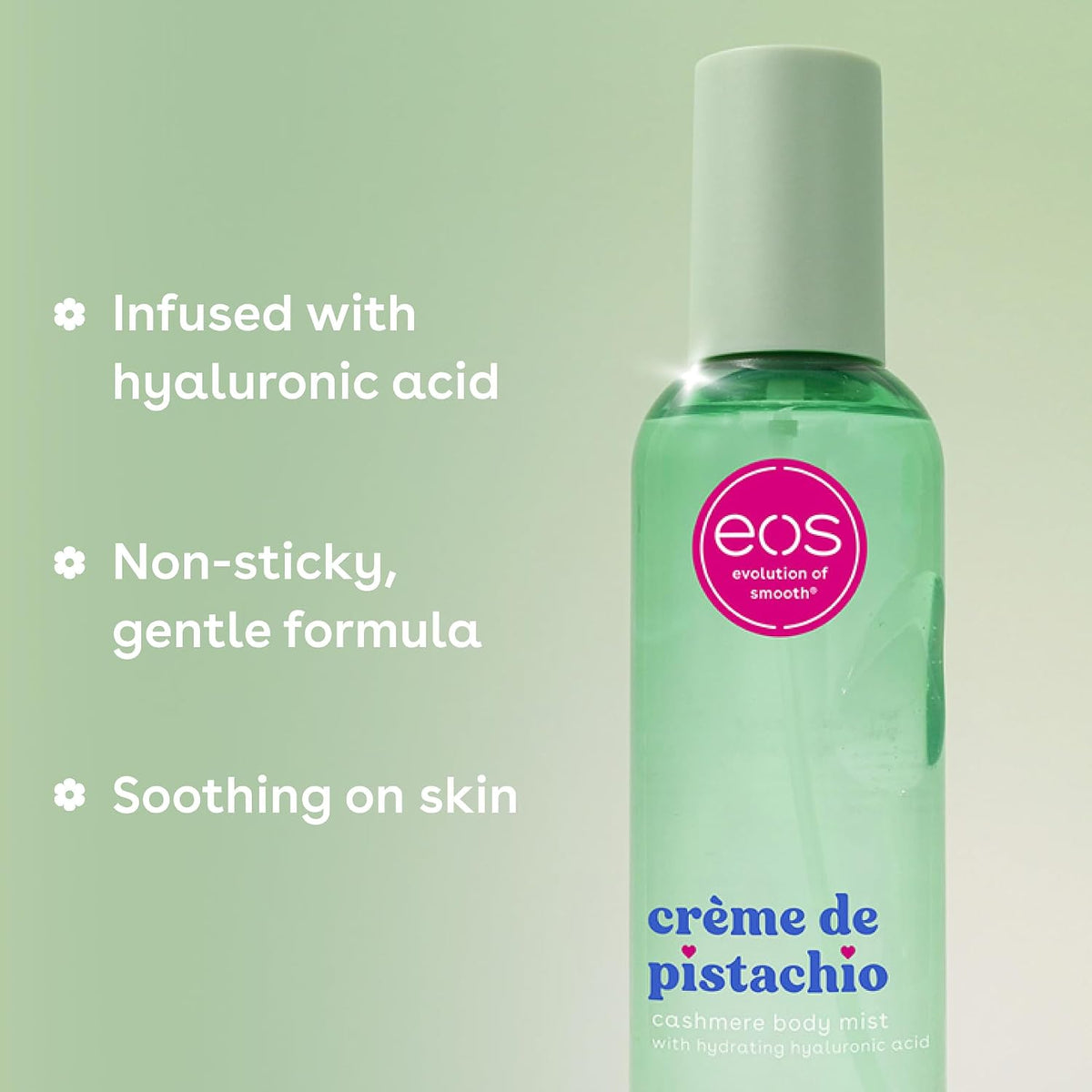 eos | Crème de Pistachio Trifecta Body Lotion & Body Wash Bundle Shea Butter Hyaluronic Acid — 38 fl oz