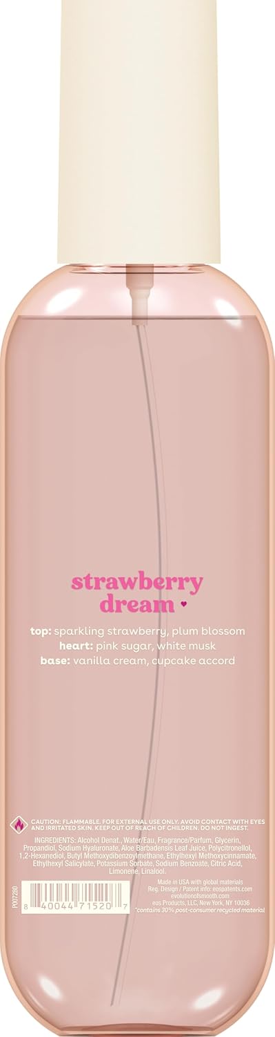 eos | Strawberry Dream Body Mist Hyaluronic Acid — 6 fl oz