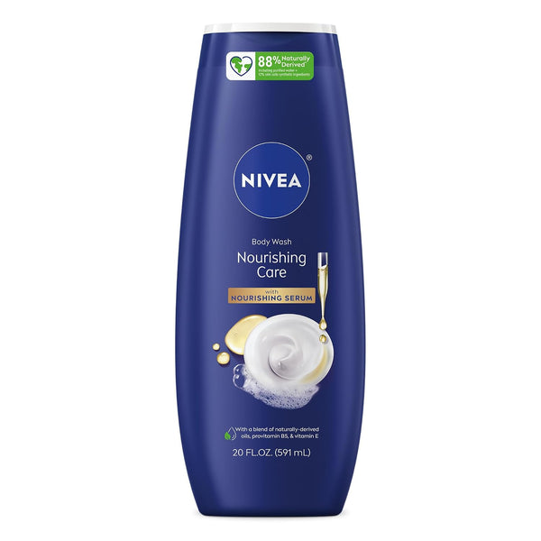 NIVEA Nourishing Care Body Wash with Nourishing Serum