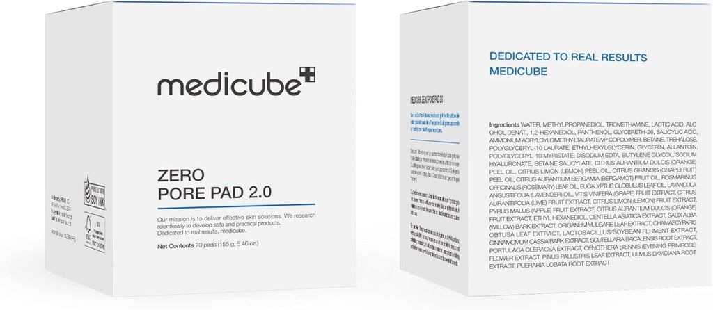 Zero Pore Pad 2.0 Exfoliating Toner Pads | medicube (70 Pads)