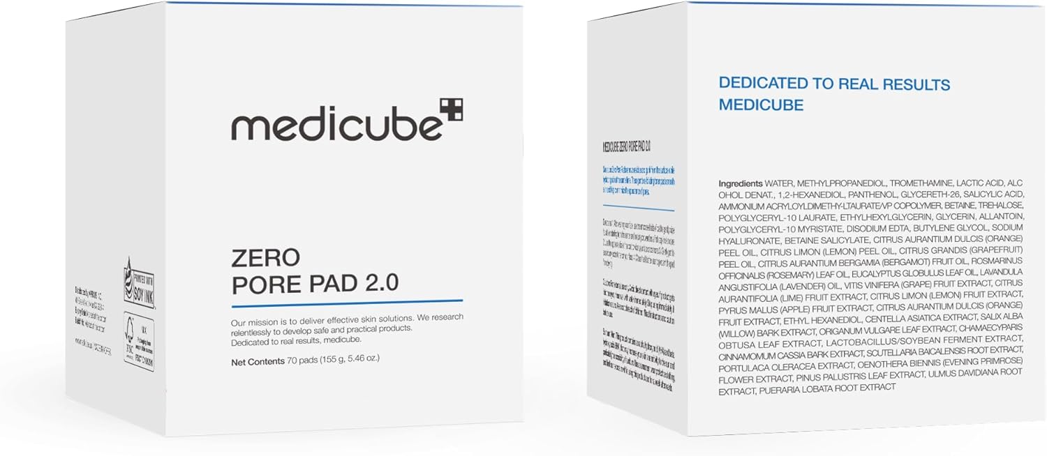 Zero Pore Pad 2.0 Exfoliating Toner Pads | medicube (70 Pads)