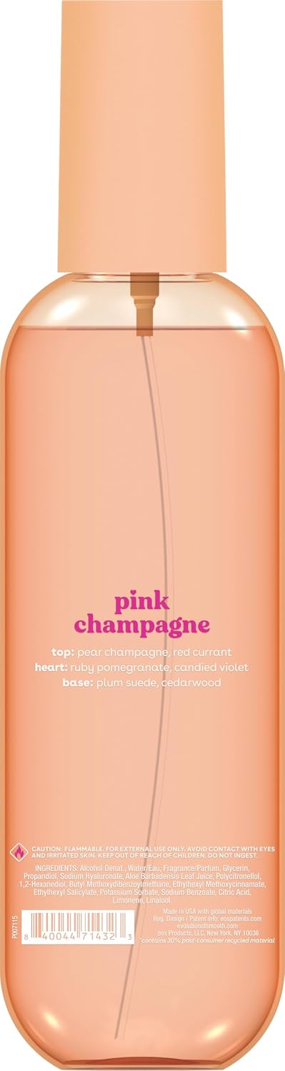 eos | Pink Champagne Body Mist Hyaluronic Acid — 6 fl oz