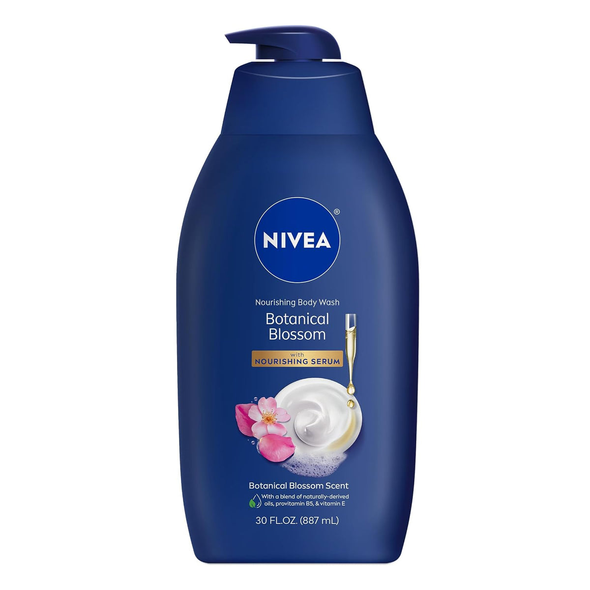 NIVEA Nourishing Botanical Blossom Body Wash