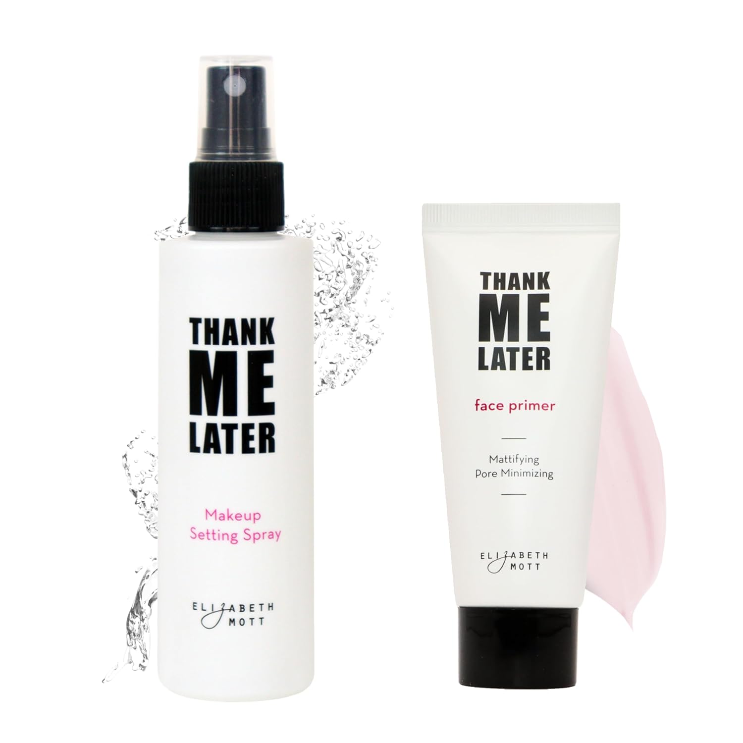 Elizabeth Mott Thank Me Later Blurring Face Primer SPF 30 – Lightweight, Hydrating Makeup Primer - Smooths Fine Lines & Wrinkles for a Soft-Focus Finish – Mineral-Based, Cruelty-Free Formula – 30g