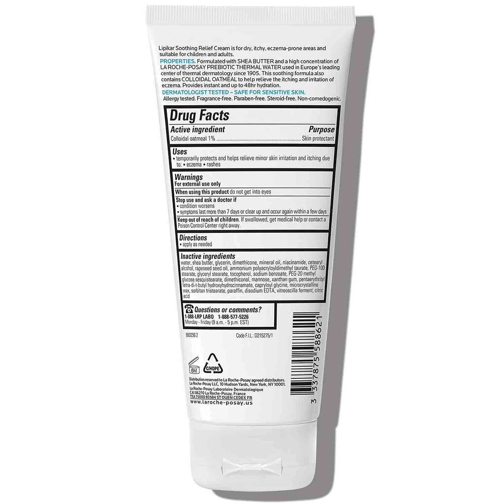 Lipikar Eczema Soothing Cream by La Roche-Posay — 6.76 fl oz