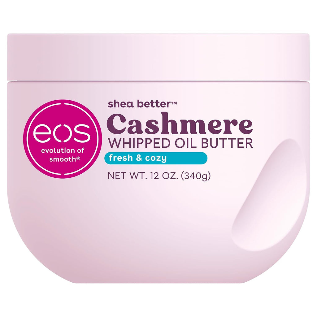 eos | Fresh & Cozy Whipped Oil Body Butter Shea Butter — 12 fl oz