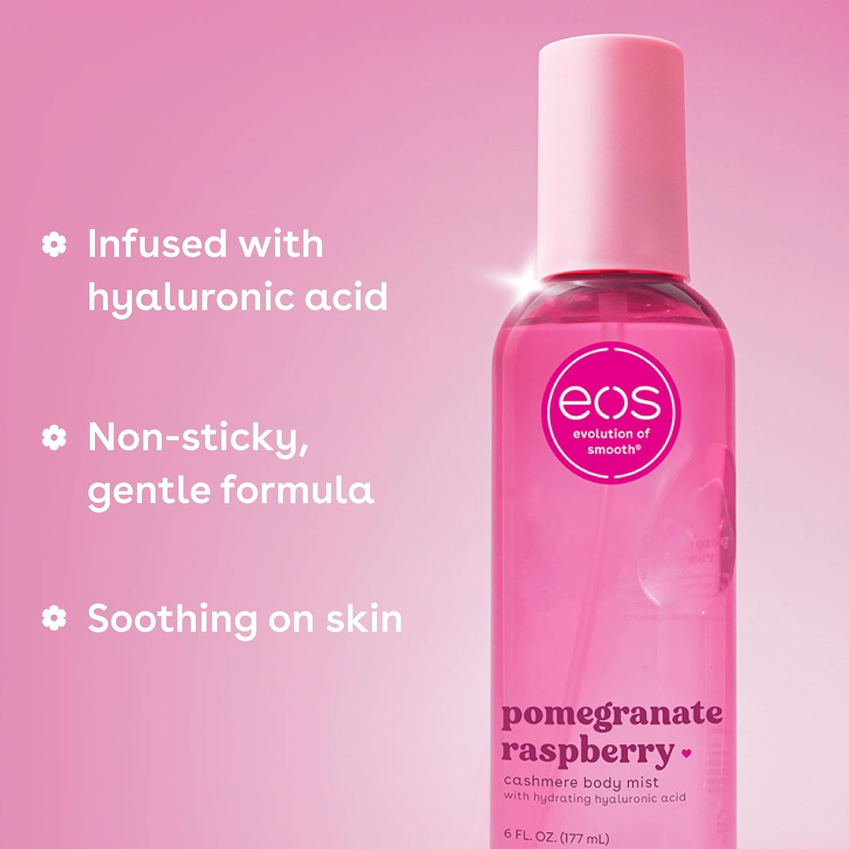 eos | Pomegranate Raspberry Trifecta Body Lotion & Body Wash Bundle Shea Butter Hyaluronic Acid — 38 fl oz