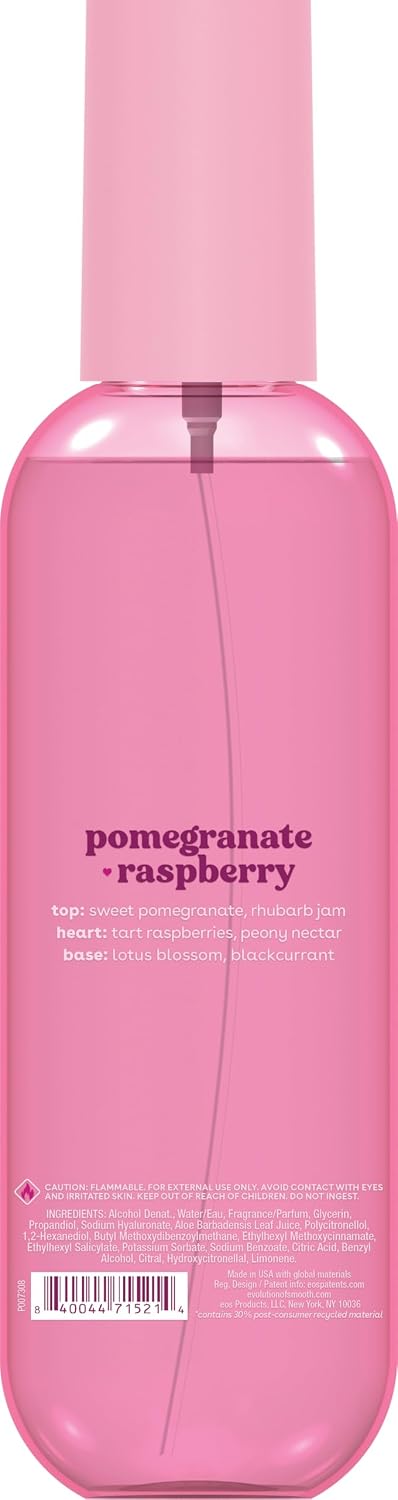 eos | Pomegranate Raspberry Body Mist Hyaluronic Acid — 6 fl oz