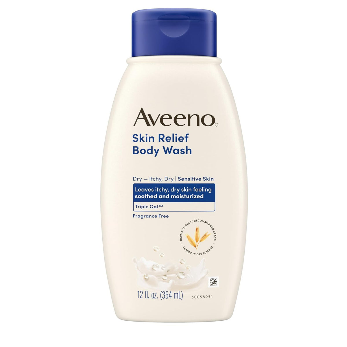 Aveeno Skin Relief Body Wash in a 12 fl. oz.