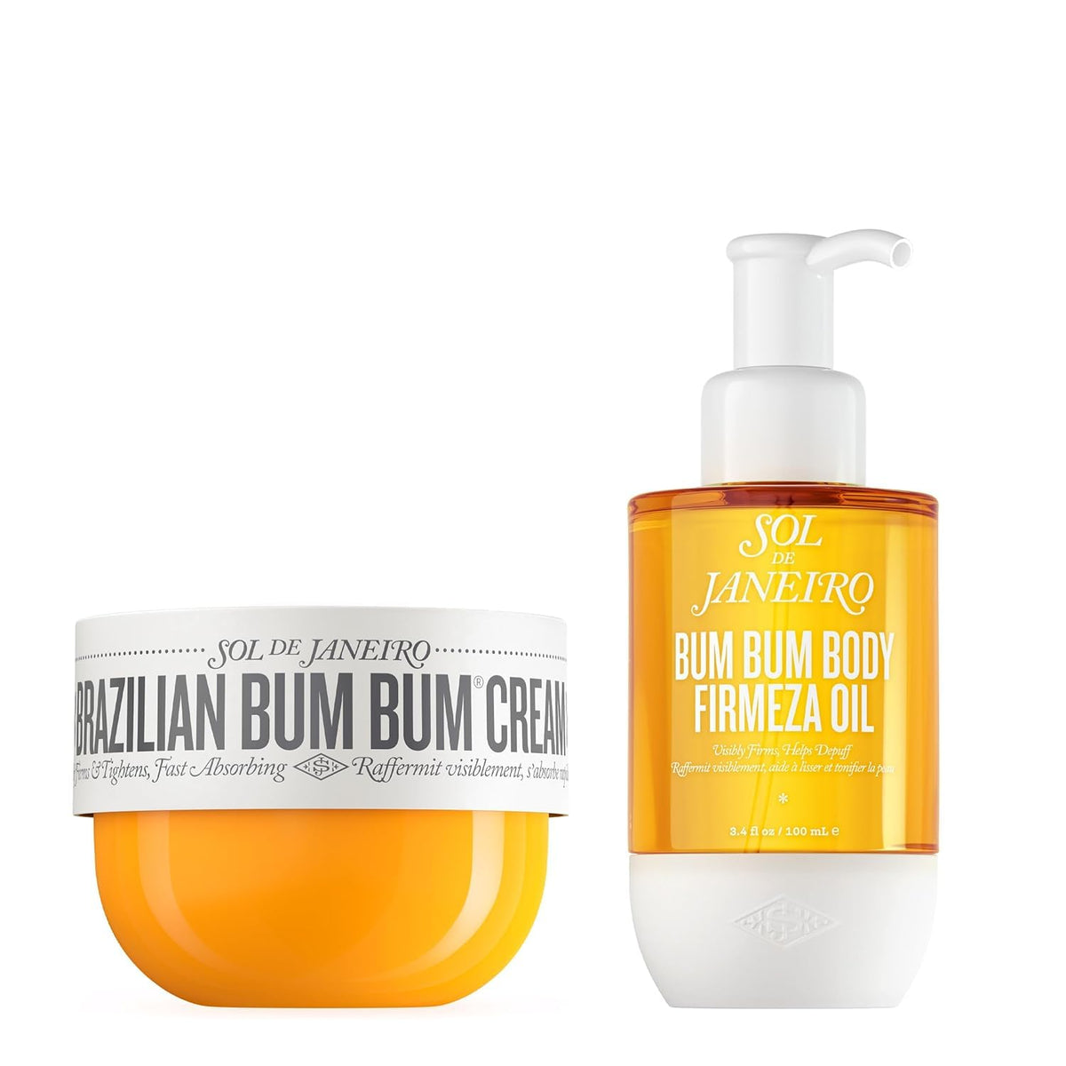 Two Sol de Janeiro skincare products on a white background
