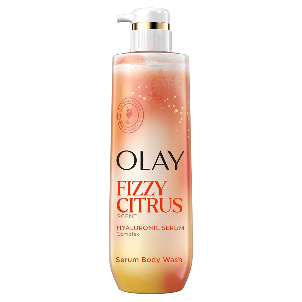 Olay | Body Wash Niacinamide Hyaluronic Acid Pro-Glycerin Fizzy Citrus Mandarin Freesia Amber Limited Edition — 20 fl oz
