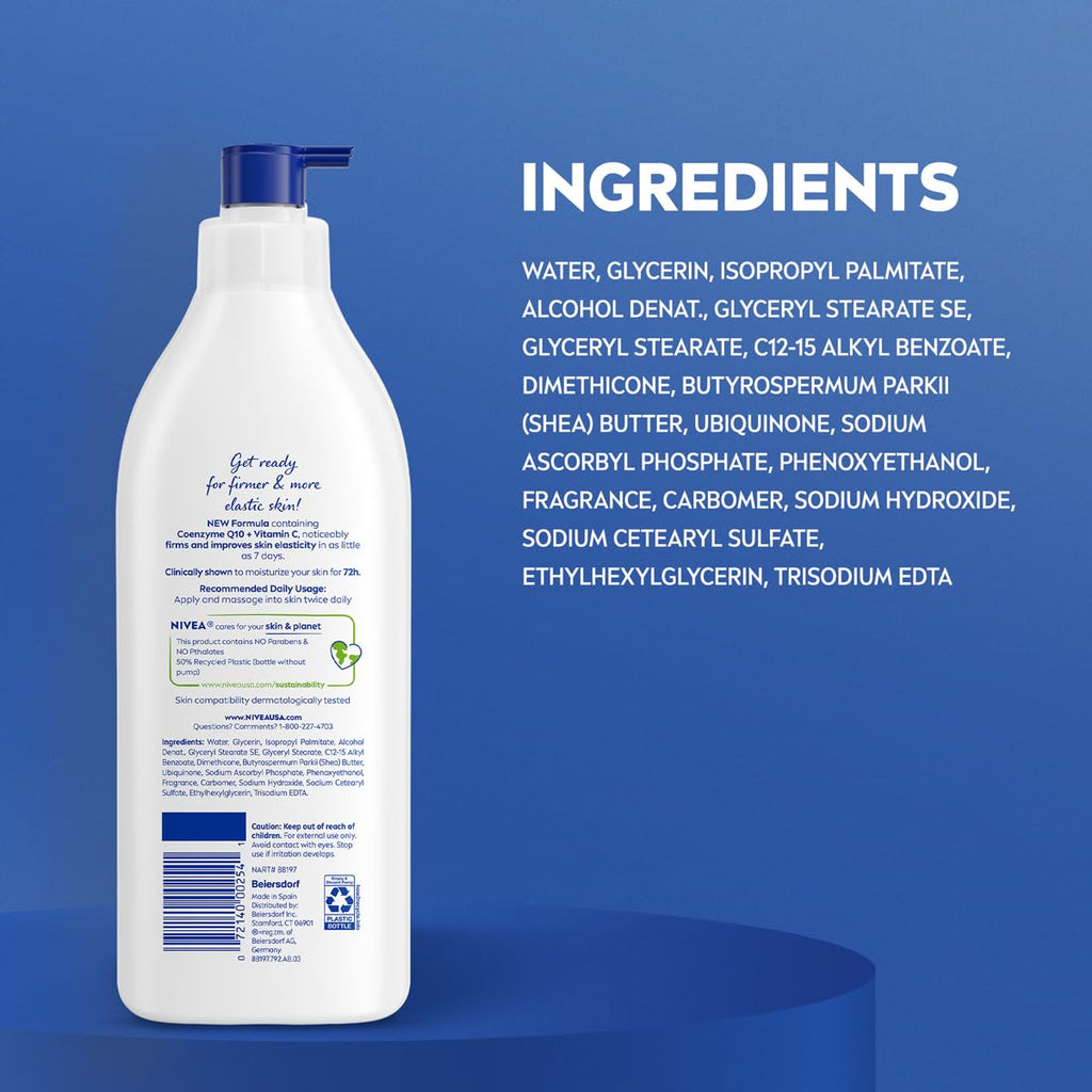 NIVEA Q10 Skin Firming Body Lotion with Vitamin C
