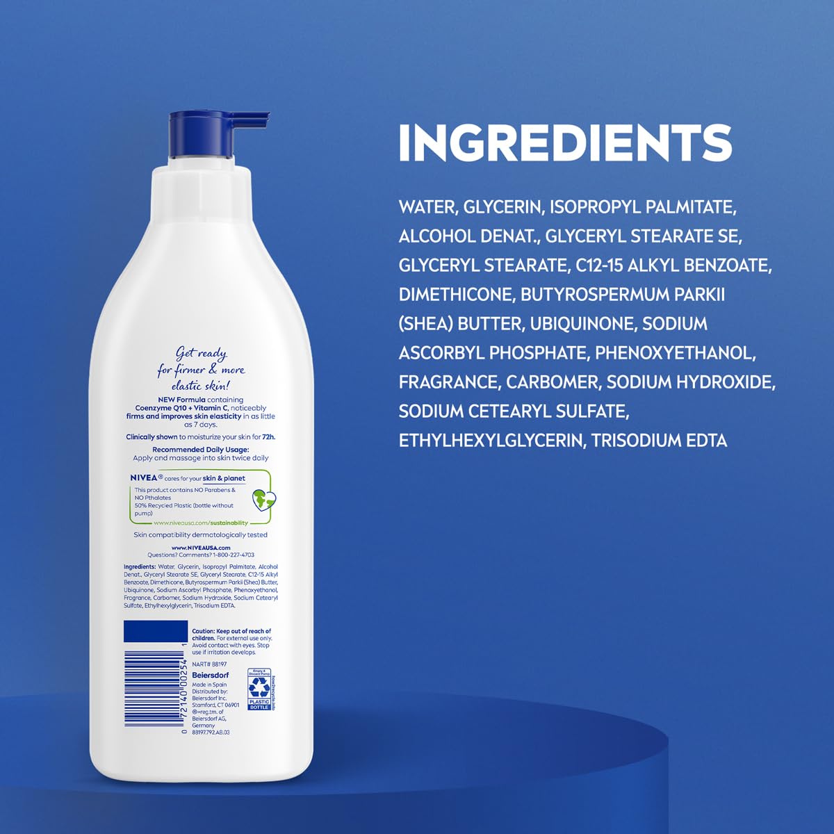 NIVEA Q10 Skin Firming Body Lotion with Vitamin C