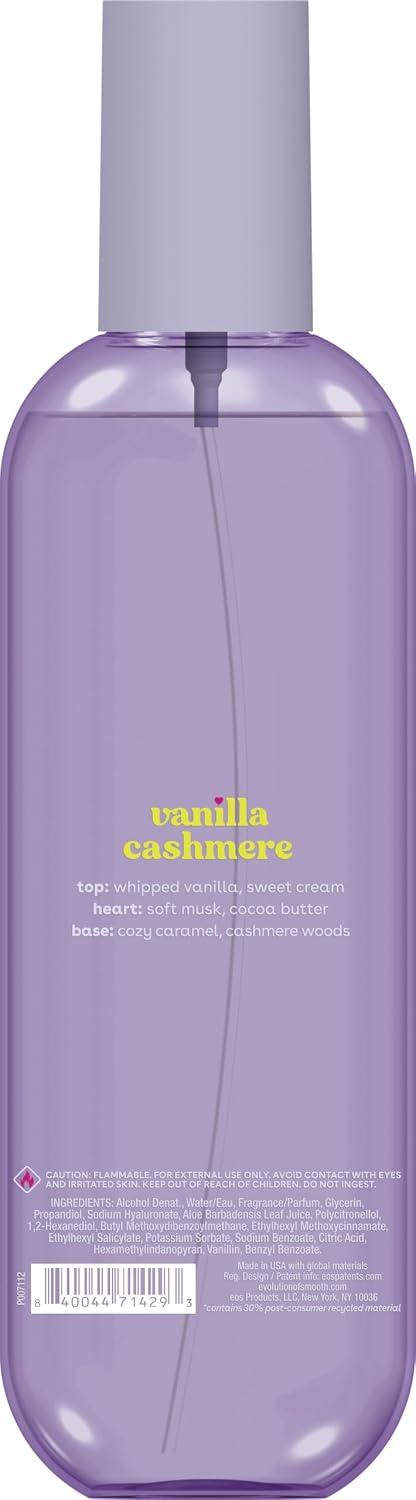 eos | Vanilla Cashmere Body Mist Hyaluronic Acid — 6 fl oz