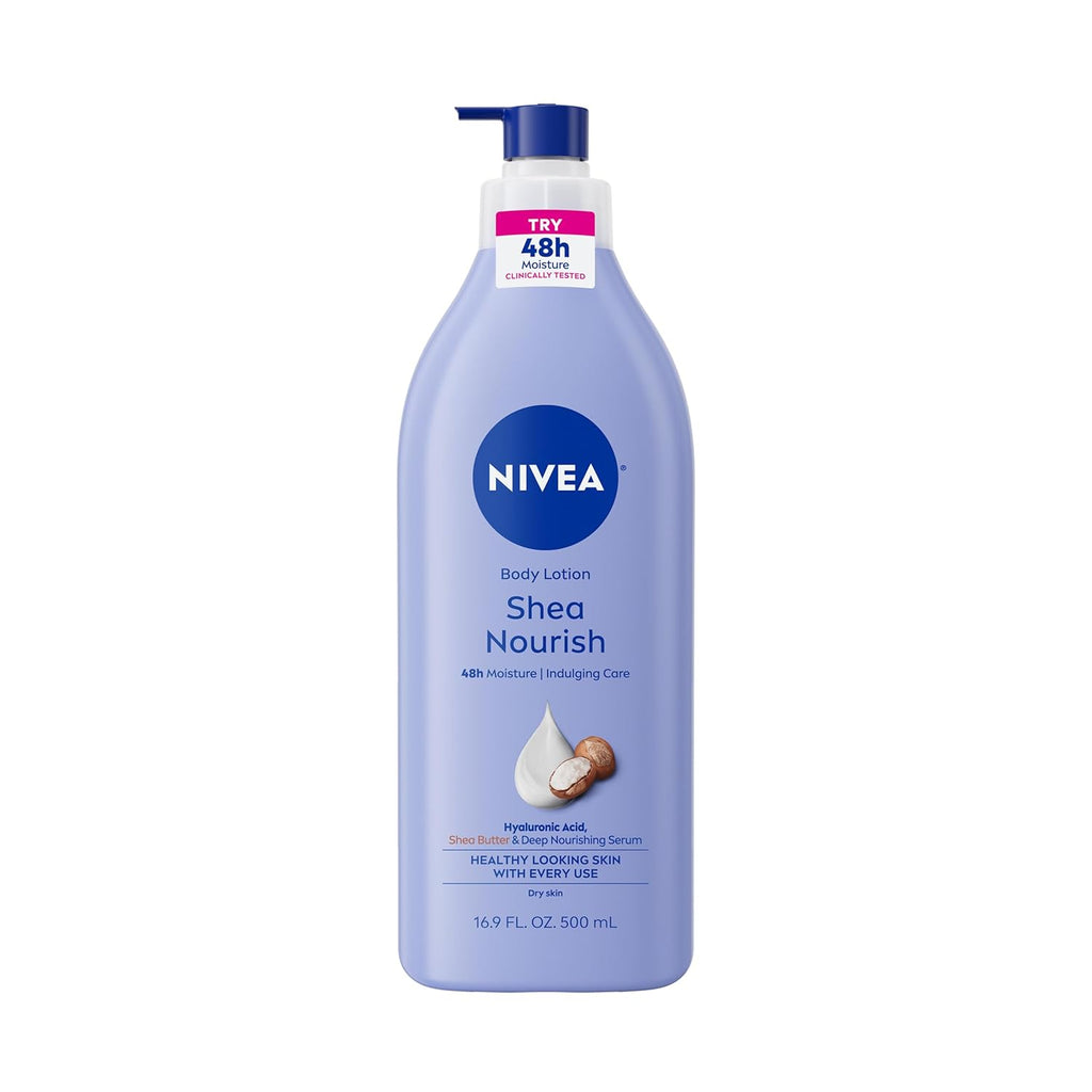 NIVEA Shea Nourish Body Lotion with Hyaluronic Acid