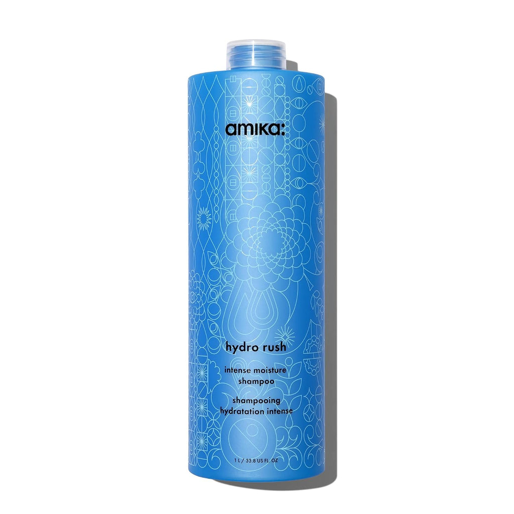 Amika | Hydro Rush Intense Moisture Shampoo — 33.8 fl oz