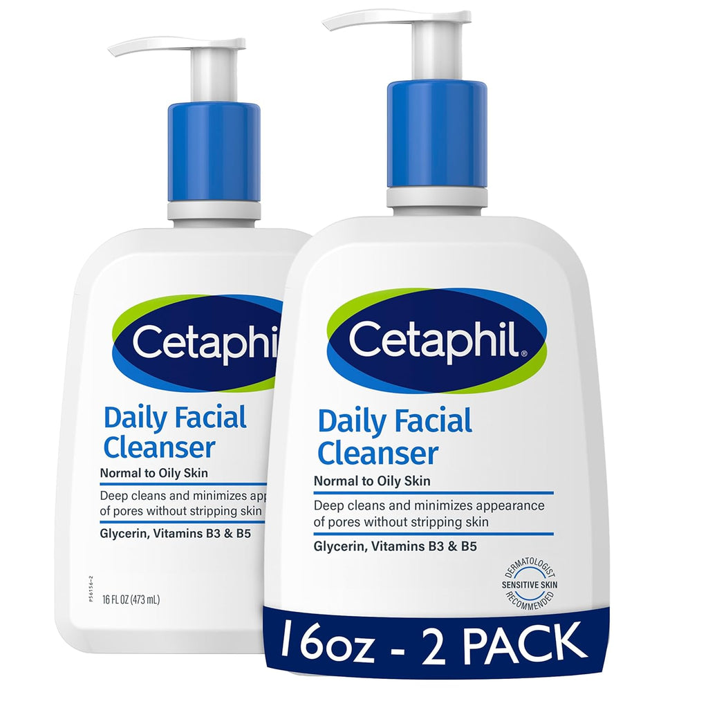 Cetaphil Daily Facial Cleanser for Sensitive Combination to Oily Skin